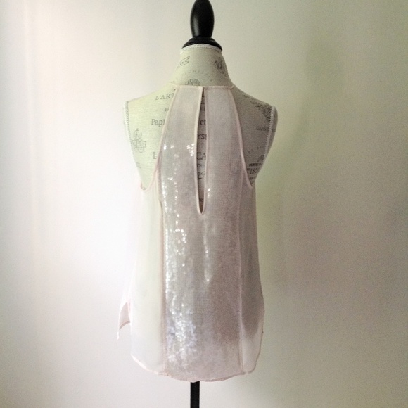 Victoria's Secret | Light Pink Sequin Halter Top - Picture 5 of 8